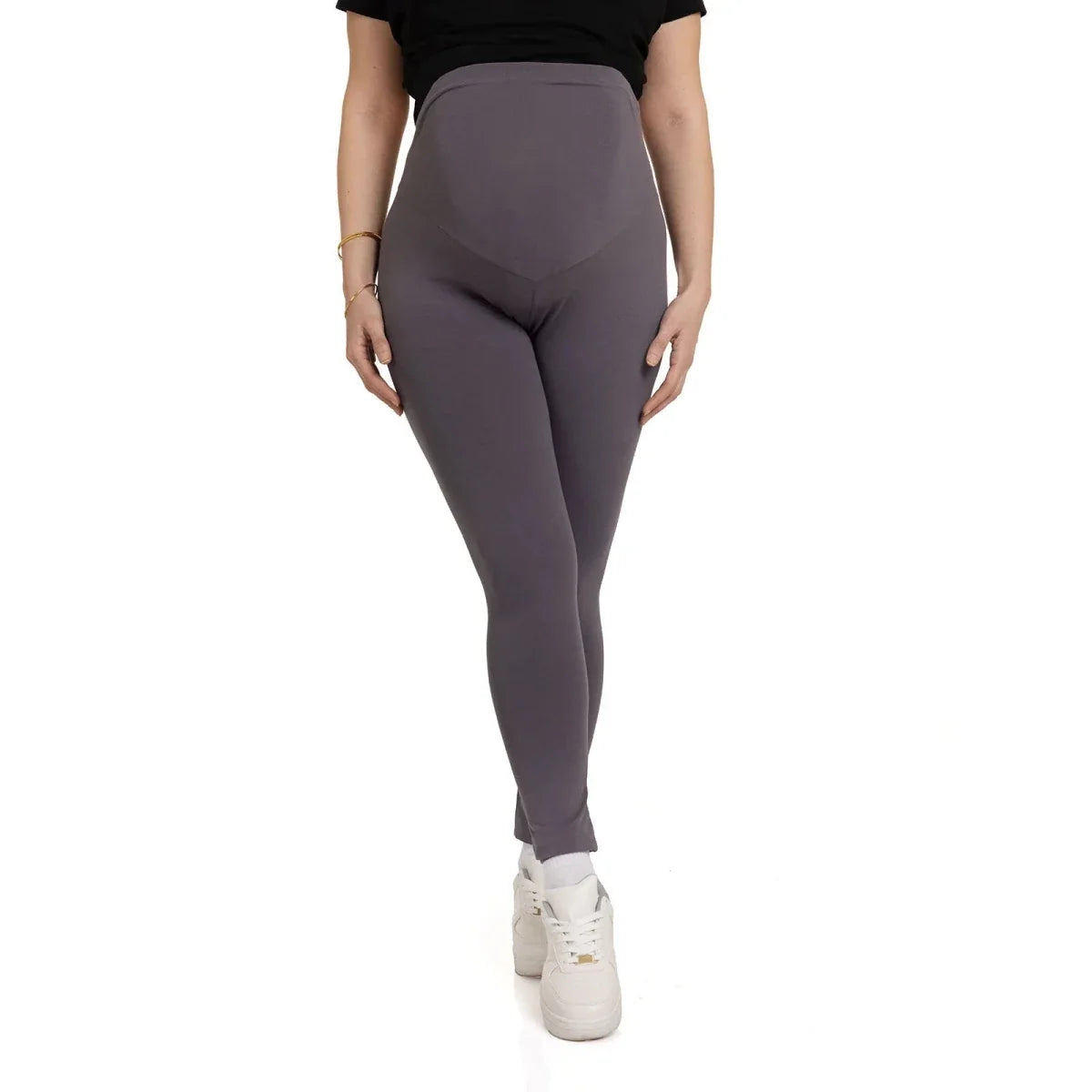 Baby Mom Mom Maternity Leggings - Anthracite