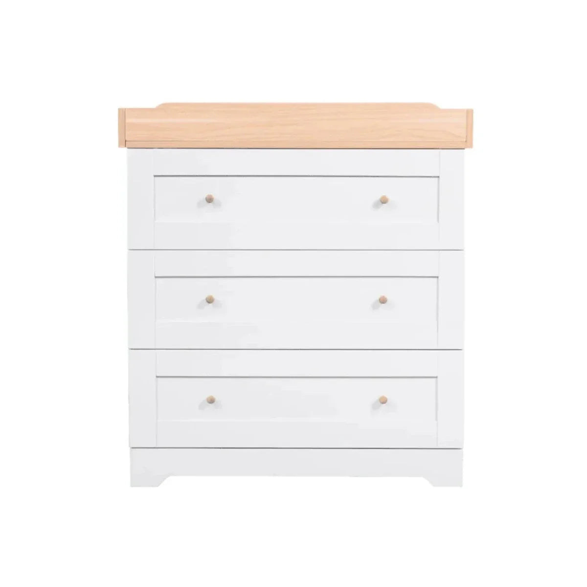 Tutti Bambini Rio Chest Changer - Dove Grey/Honey Oak