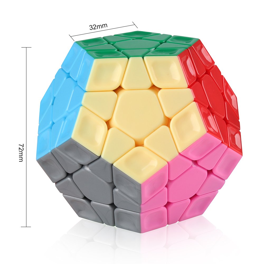 D-FantiX Cyclone Boys Megaminx Stickerless Speed Cube – Pentagonal Dodecahedron Puzzle