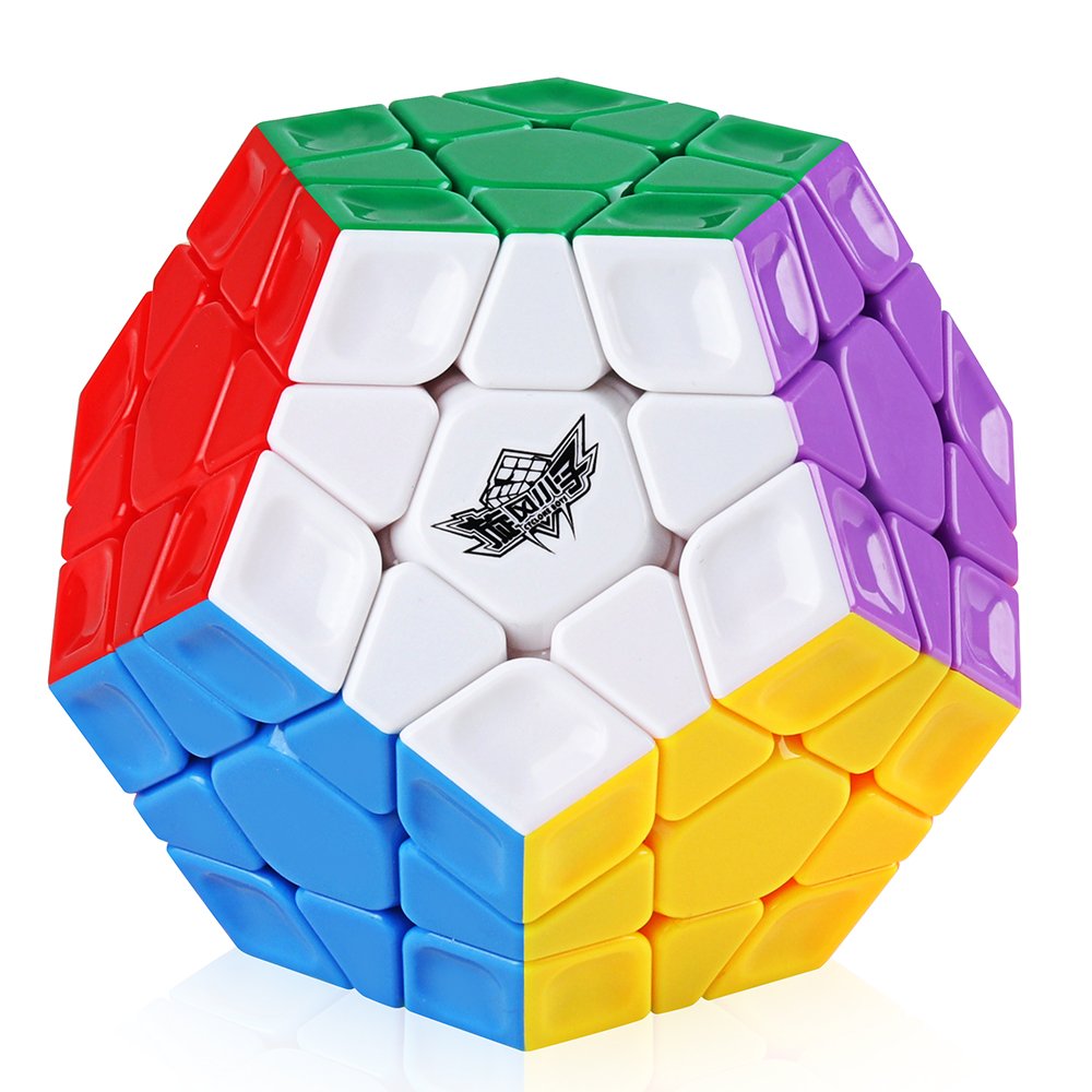 D-FantiX Cyclone Boys Megaminx Stickerless Speed Cube – Pentagonal Dodecahedron Puzzle