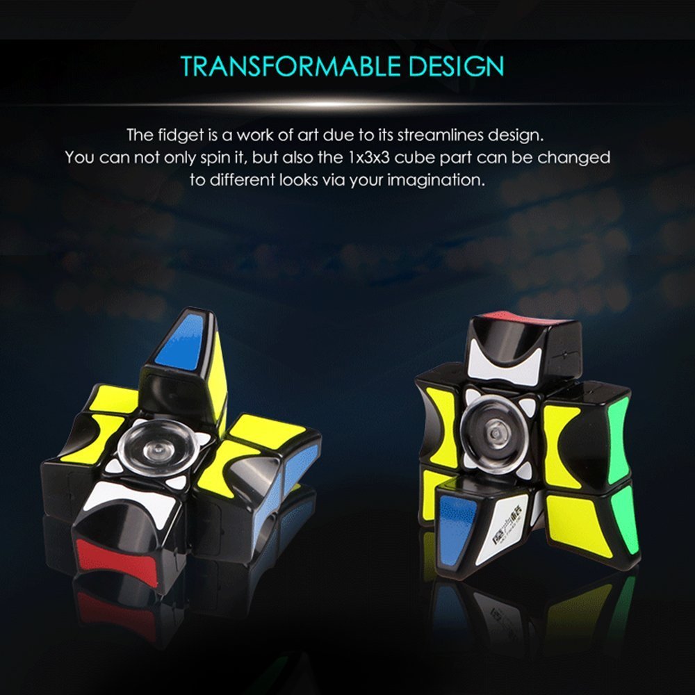 D-FantiX Fidget Spinners Cube 1x3x3 – Portable Fidget Toy