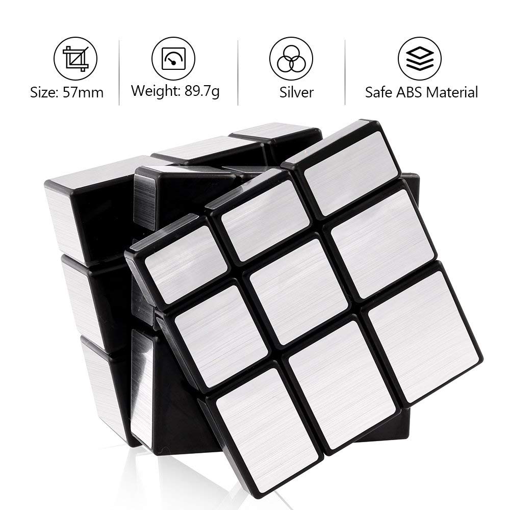D-FantiX Shengshou Mirror Cube 3x3x3 Speed Cube 57mm – Shape Mod Puzzle