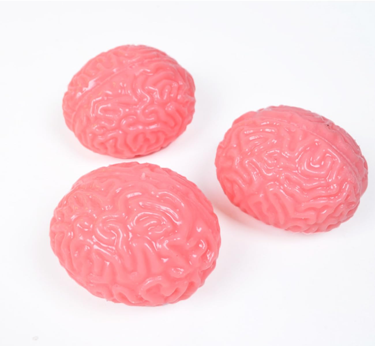 Dhjrefhhd Squishy Brain Fidget Ball – Stress-Relief Sensory Toy for Adults