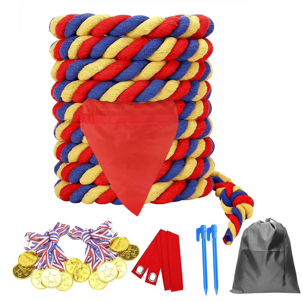 DHXGON 40ft Tug of War Rope – Kids & Adults | Outdoor Games