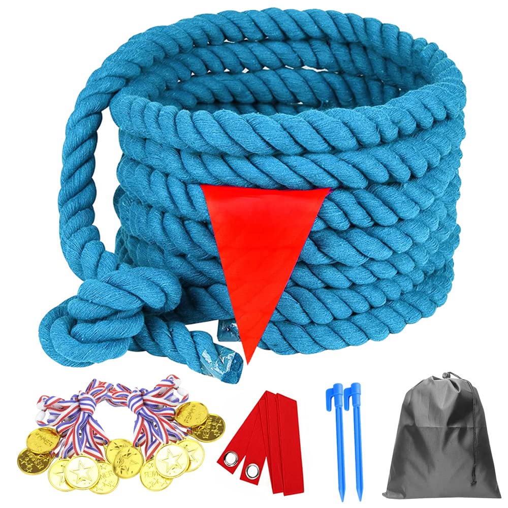 DHXGON 60 Feet Tug of War Rope for Kids & Adults | Outdoor Games & Team Building