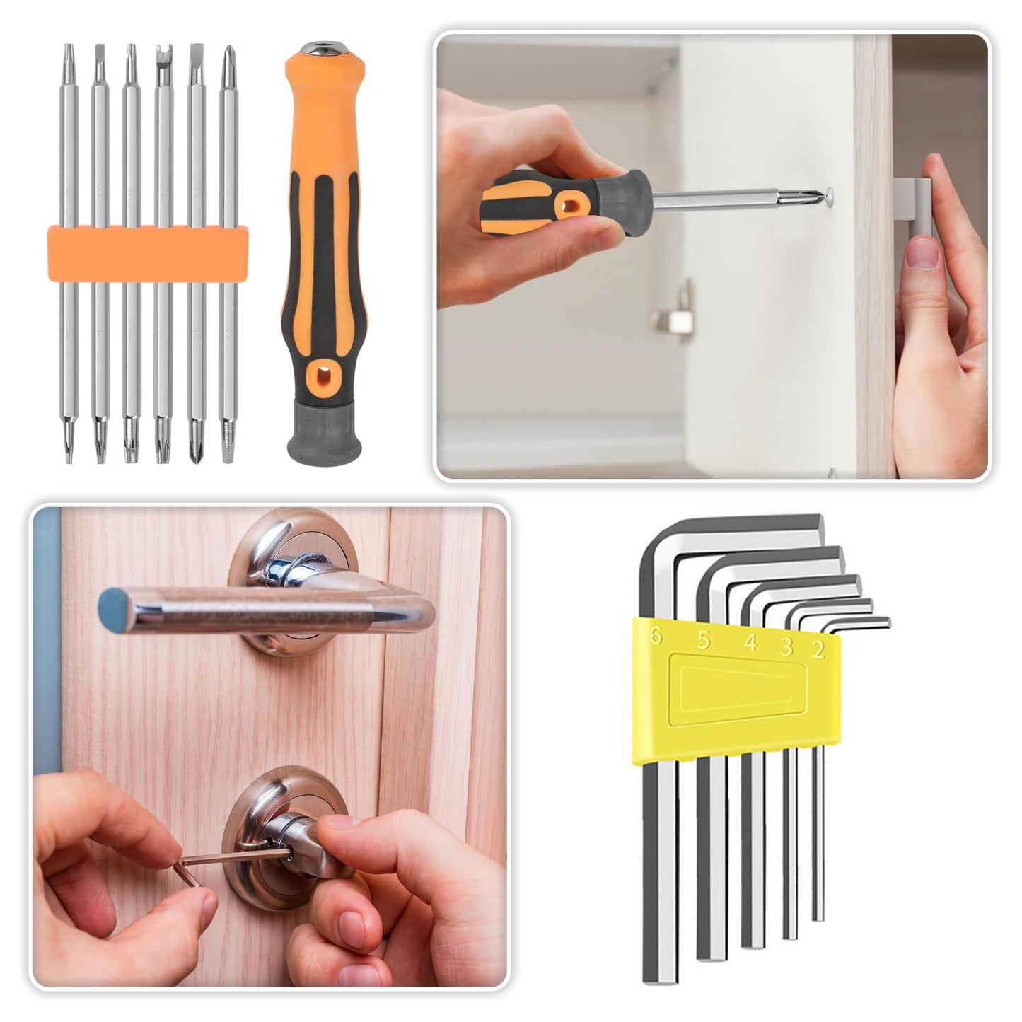 DHYLRICHER Mini Operation Tool Kit Bulk – 102-Piece Compact DIY Home & Office Set