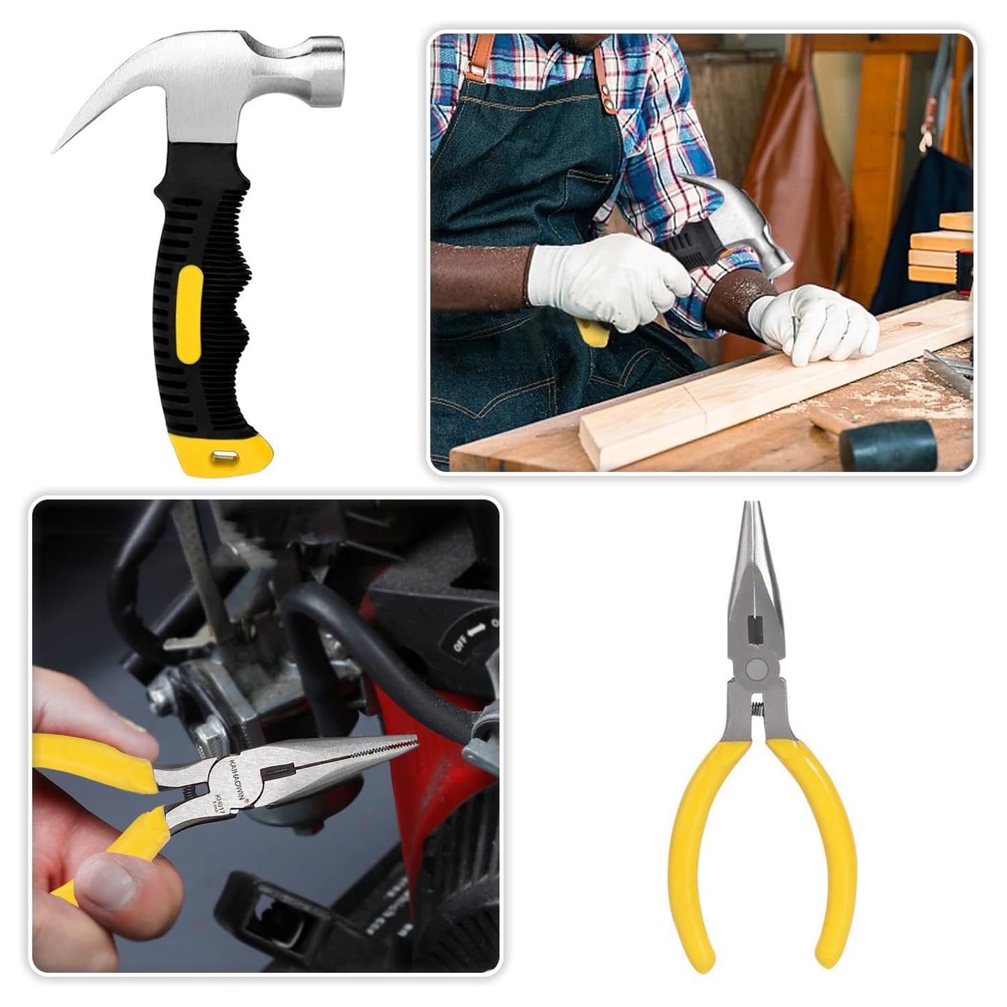 DHYLRICHER Mini Operation Tool Kit Bulk – 102-Piece Compact DIY Home & Office Set