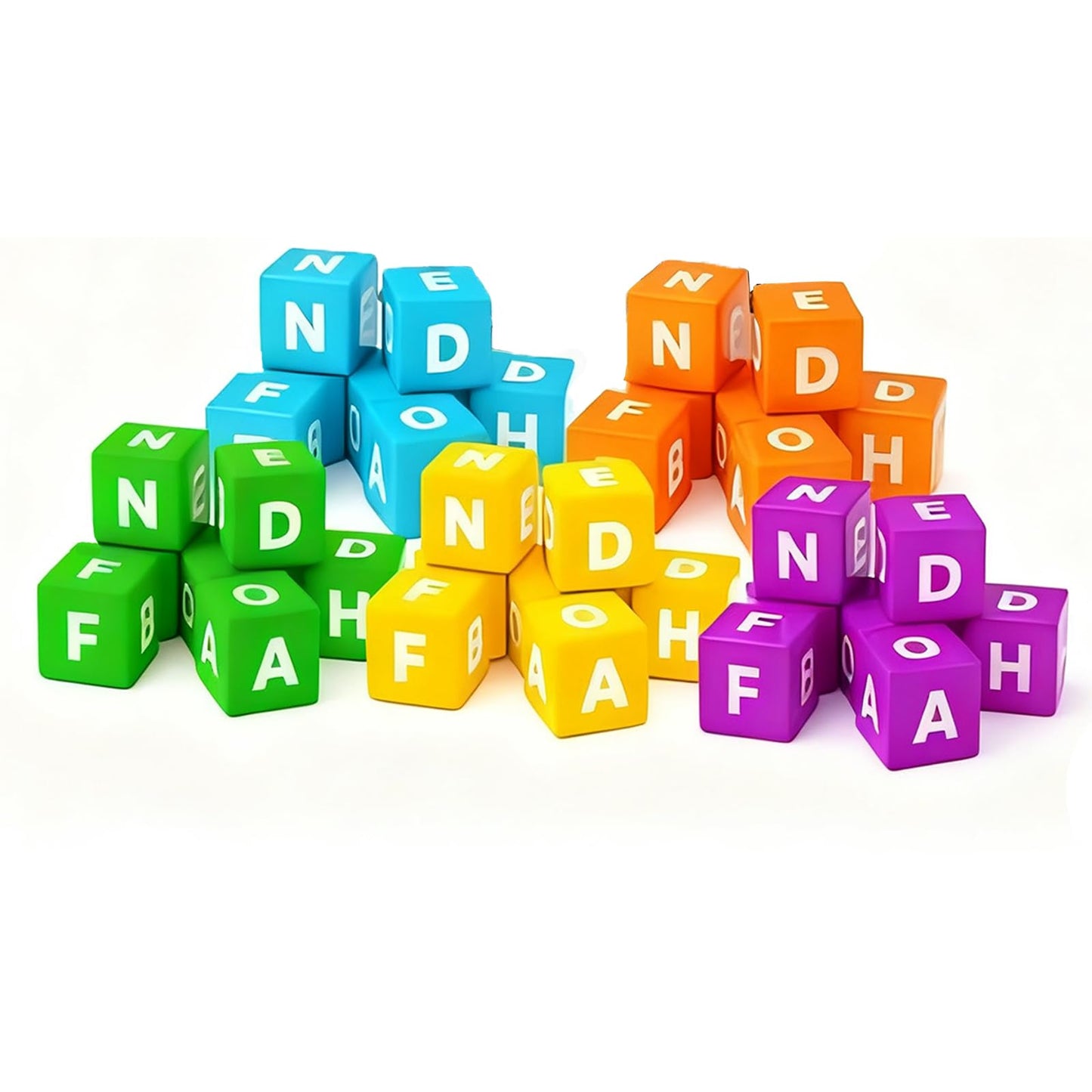 Dice Game – Fast-Paced Word Party Game for 1–5 Players | Family Game Night & Gamenight (60 Dice)