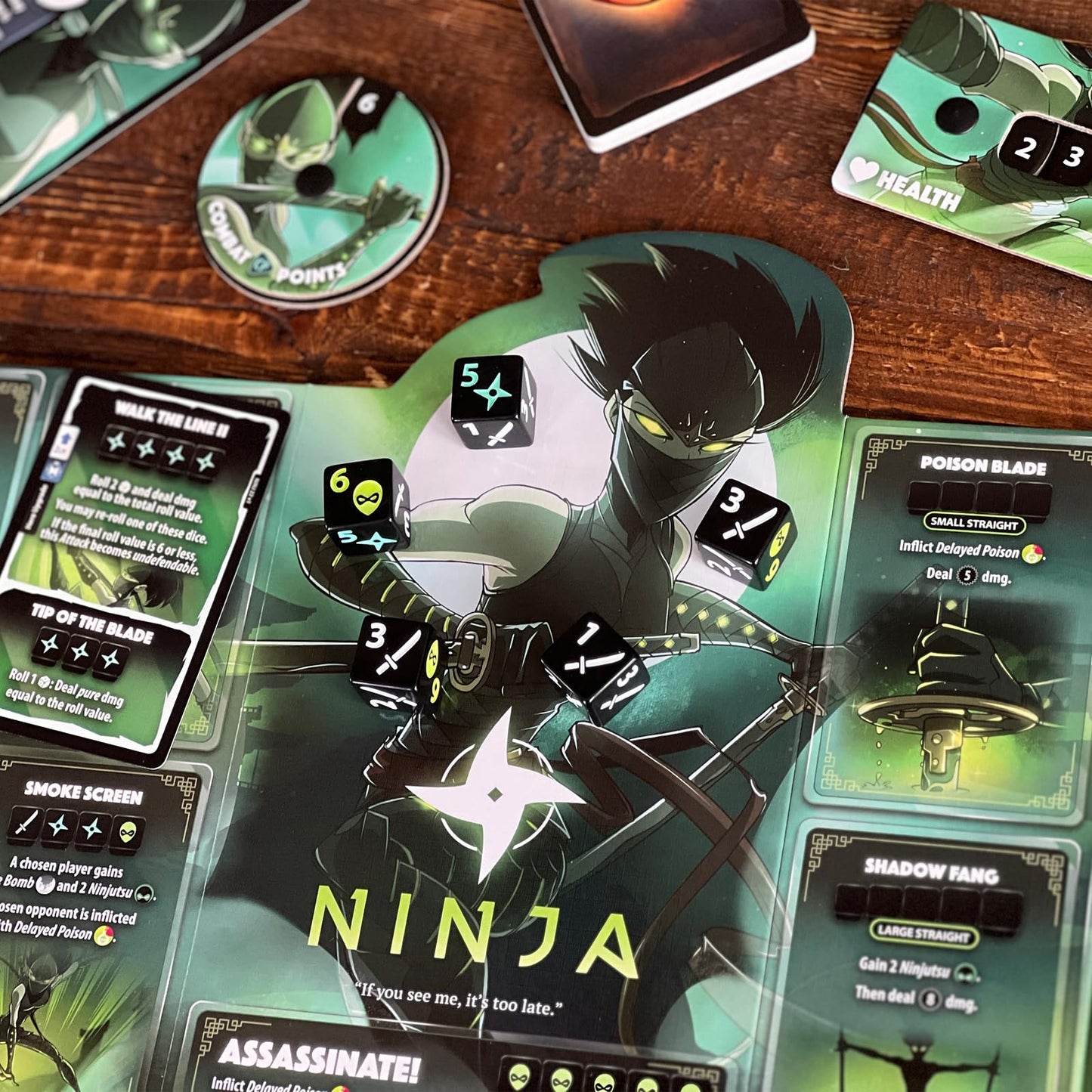 Dice Throne - Two Hero Box: Treant vs Ninja | Fast Playing Collectible Tabletop Game
