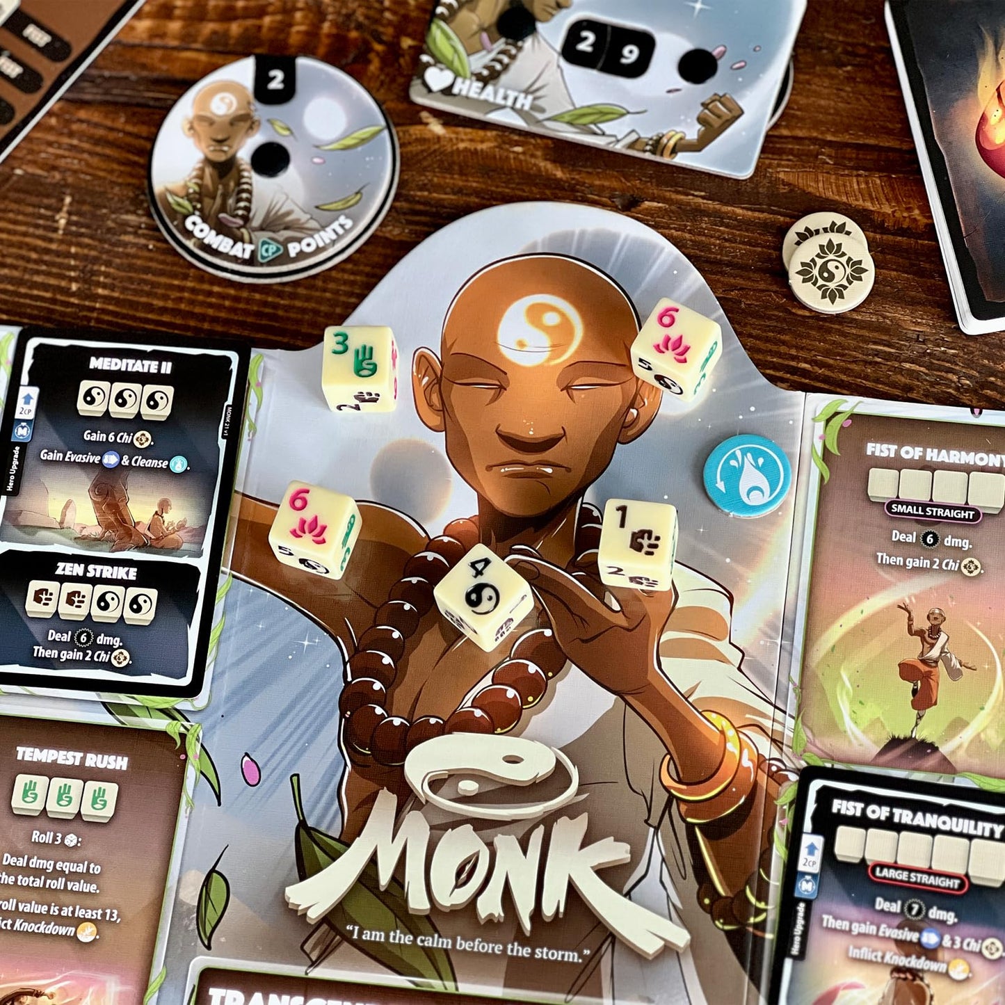 Dice Throne: Monk vs Paladin Two-Hero Box - Fast Two-Player Strategy
