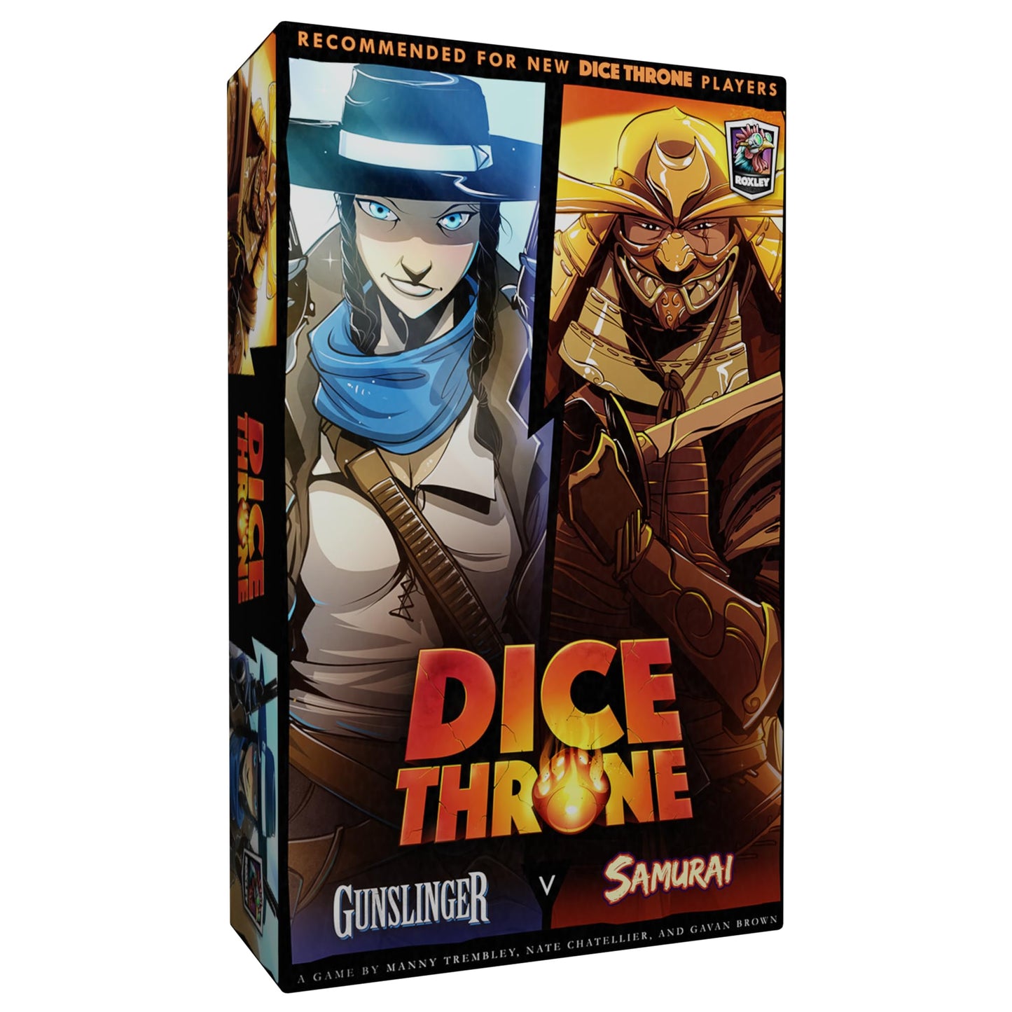 Dice Throne - Two Hero Starter Set: Gunslinger vs Samurai | Fast-Paced Tactical Dice Game
