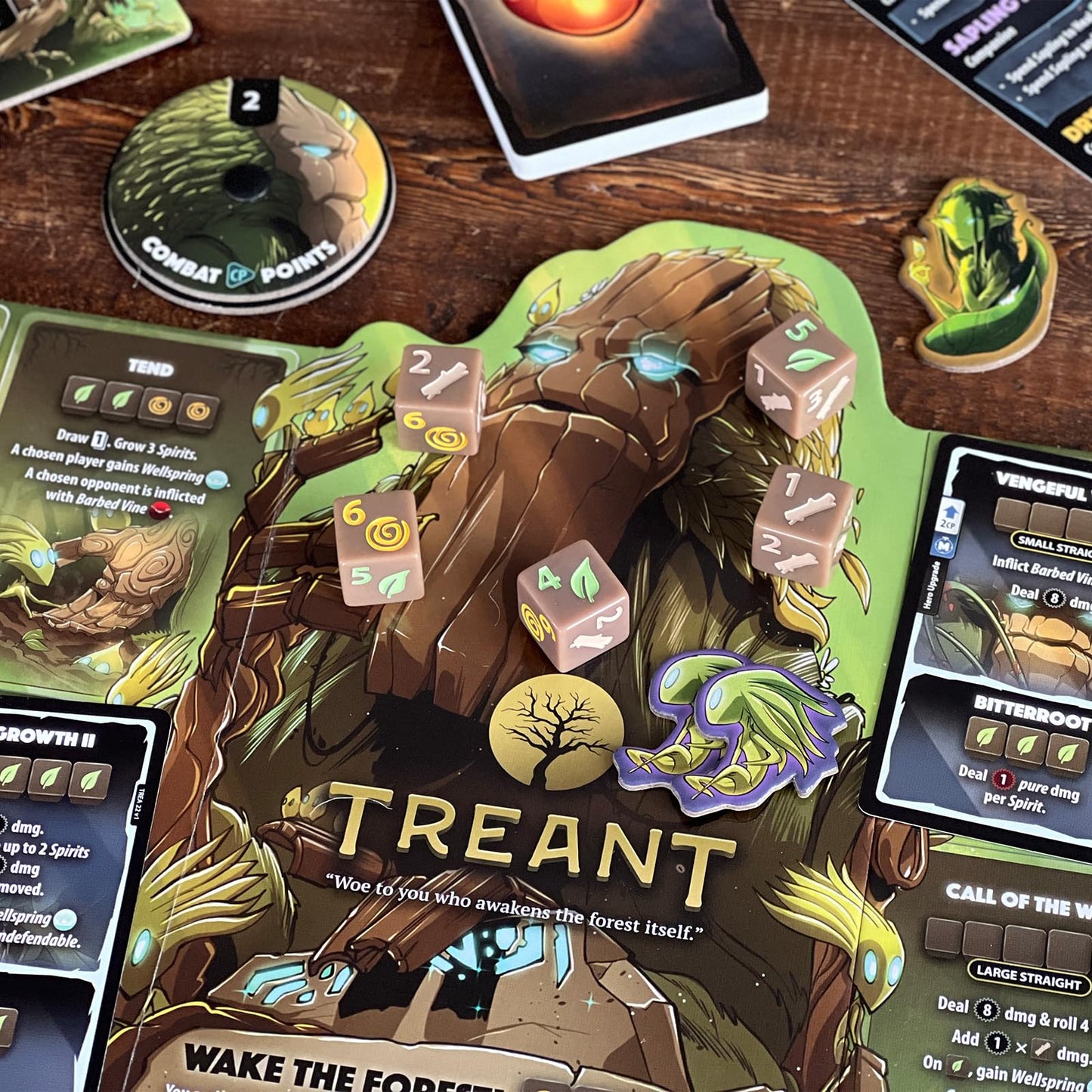 Dice Throne - Two Hero Box: Treant vs Ninja | Fast Playing Collectible Tabletop Game