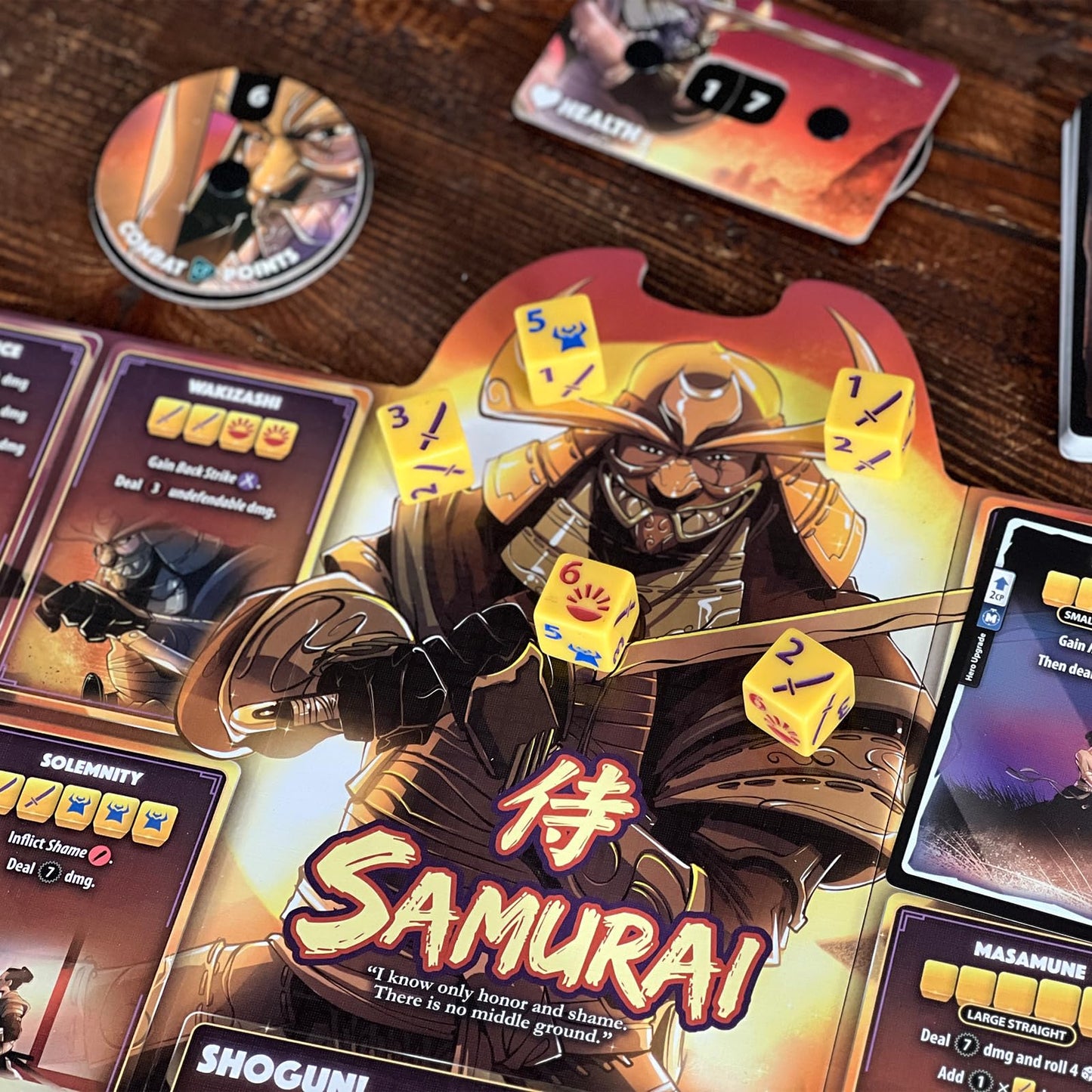 Dice Throne - Two Hero Starter Set: Gunslinger vs Samurai | Fast-Paced Tactical Dice Game