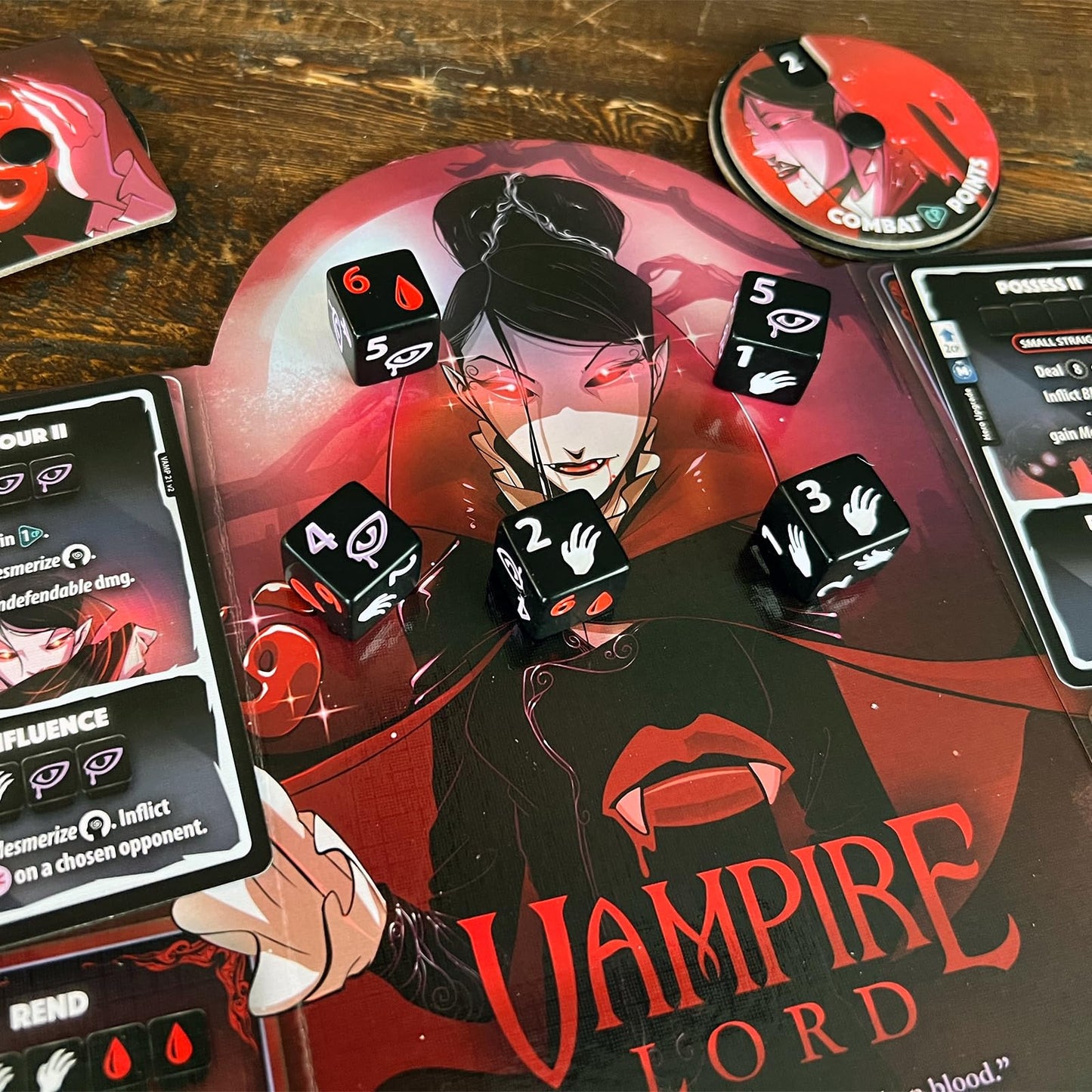 Dice Throne Two Hero Box: Seraph vs Vampire Lord | Fast Playing Strategy Game