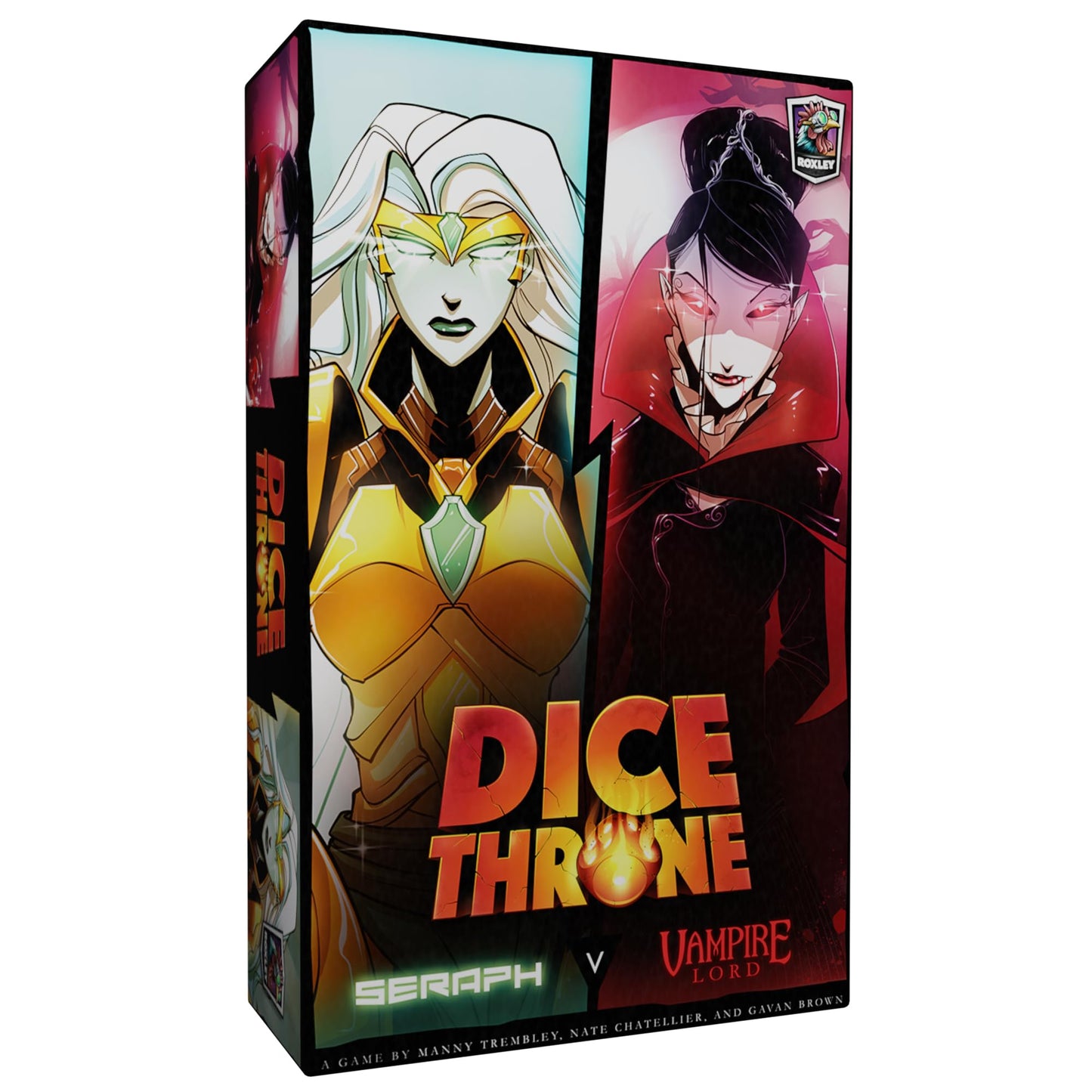 Dice Throne Two Hero Box: Seraph vs Vampire Lord | Fast Playing Strategy Game