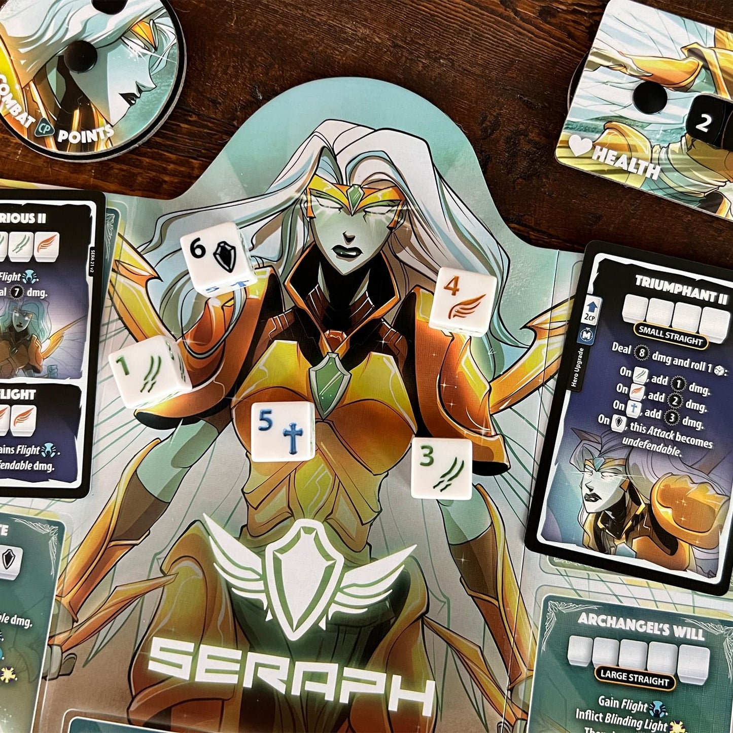 Dice Throne Two Hero Box: Seraph vs Vampire Lord | Fast Playing Strategy Game