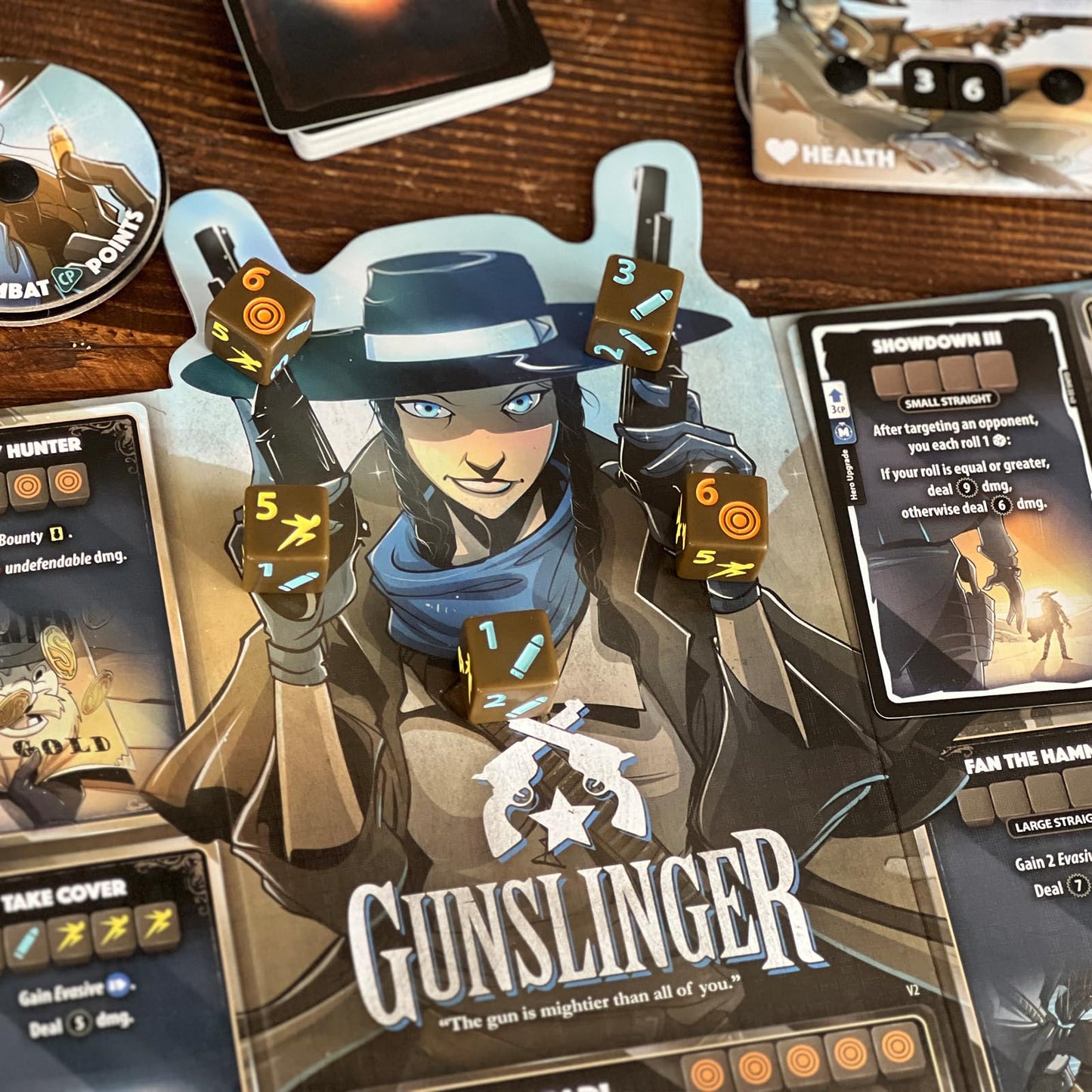 Dice Throne - Two Hero Starter Set: Gunslinger vs Samurai | Fast-Paced Tactical Dice Game
