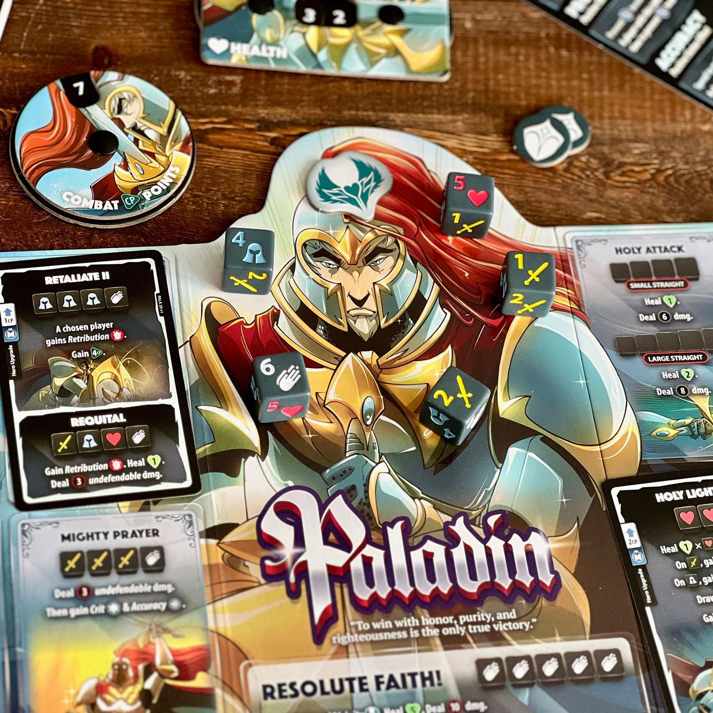 Dice Throne: Monk vs Paladin Two-Hero Box - Fast Two-Player Strategy