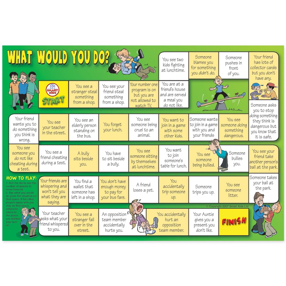 Didax 500063 Social Skills Group Activities – 6 Board Games for Elementary Classrooms