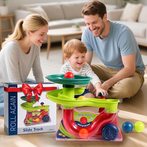 Didklom Busy Ball Popper Toy for Babies 9+ Months – 5 Balls with Popping Action & Music