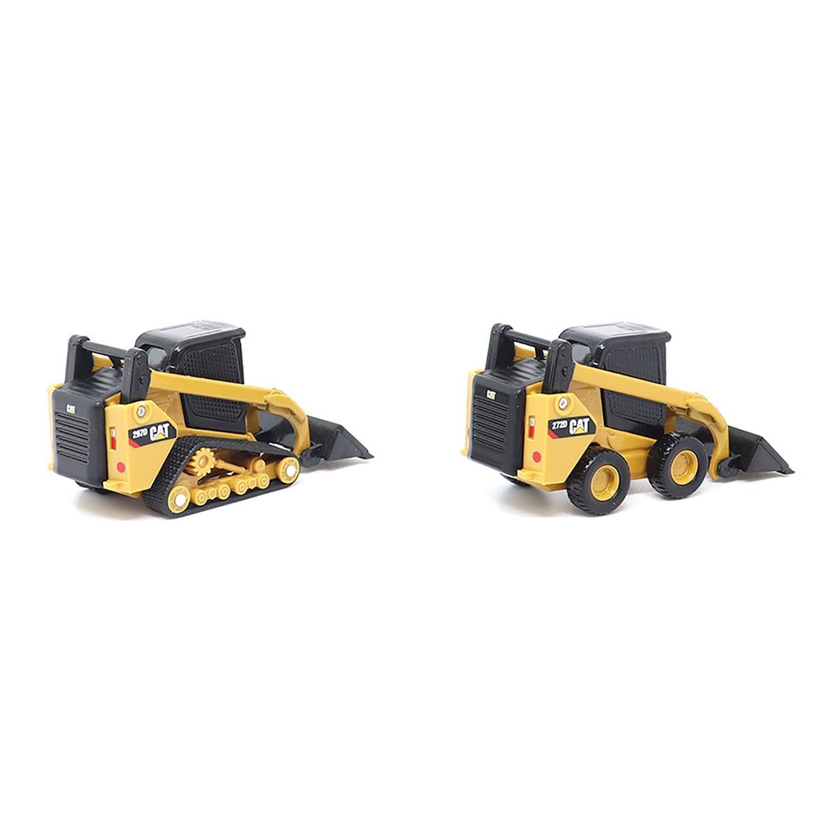 Diecast Masters 1/64 Caterpillar 272D2 Skid Steer Loader & 297D2 Compact Track Loader Set 84647