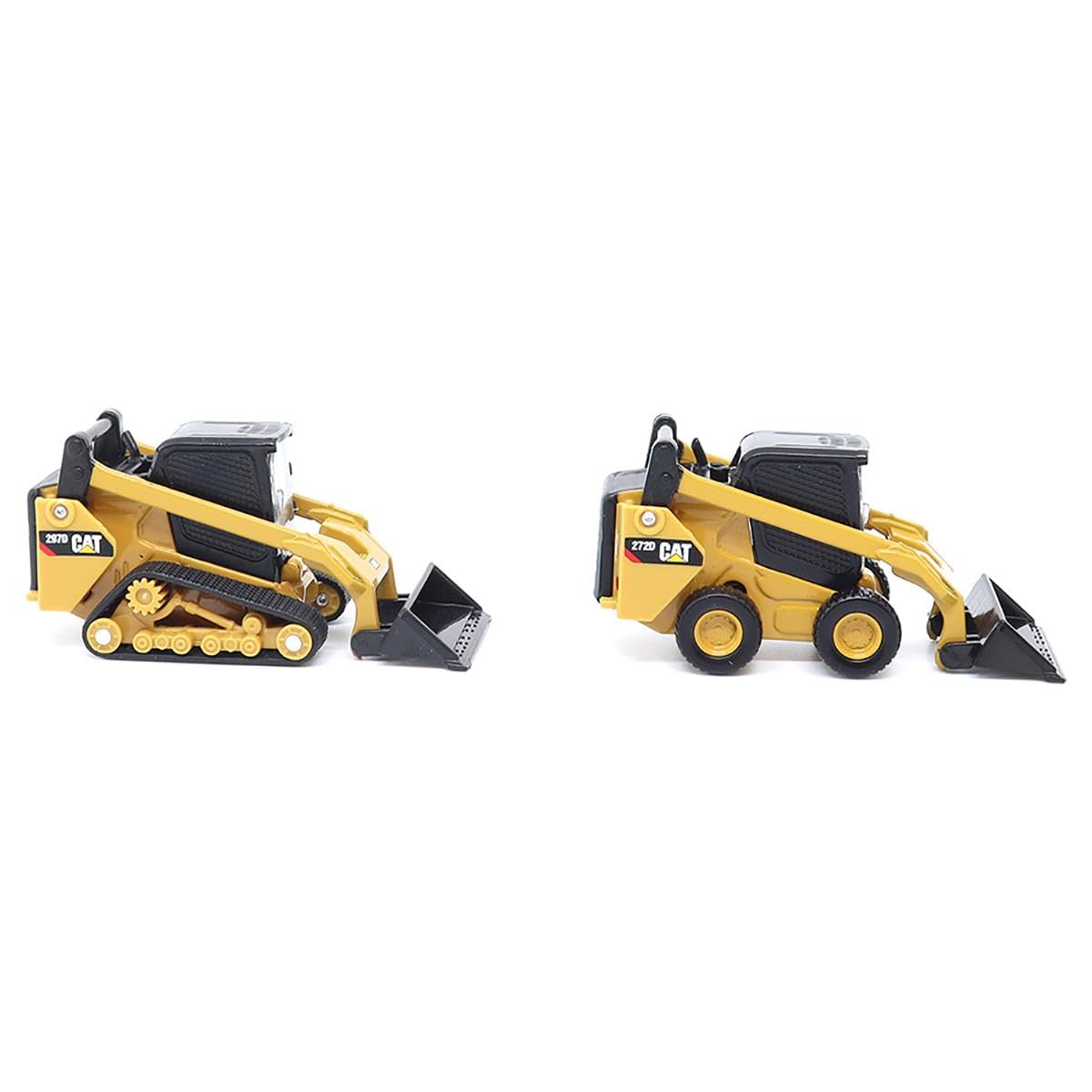 Diecast Masters 1/64 Caterpillar 272D2 Skid Steer Loader & 297D2 Compact Track Loader Set 84647