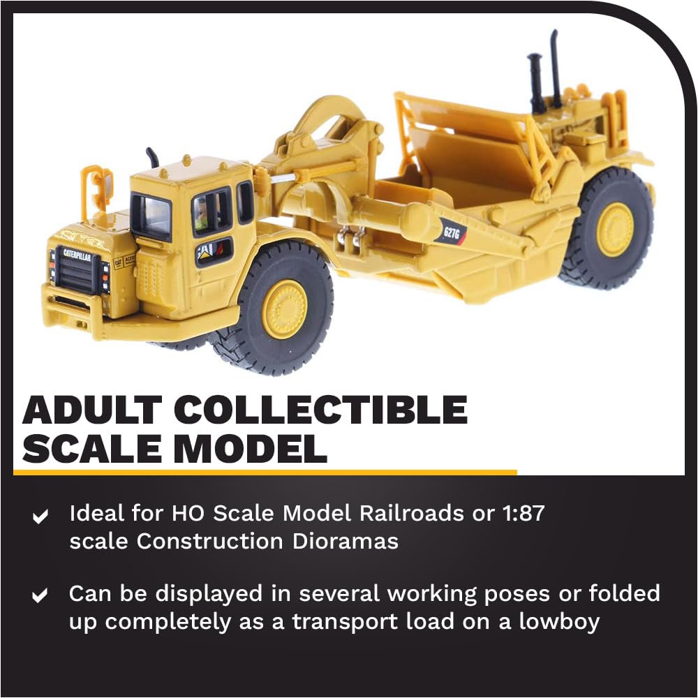 Diecast Masters Caterpillar 627G HO Wheel Tractor Scraper — Collectible Diecast Model