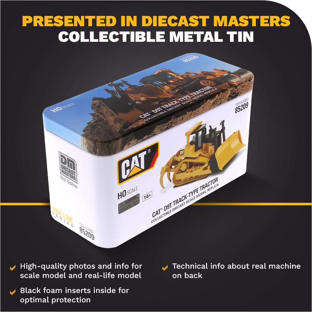 Diecast Masters Caterpillar D9T HO Series Track-Type Tractor Model