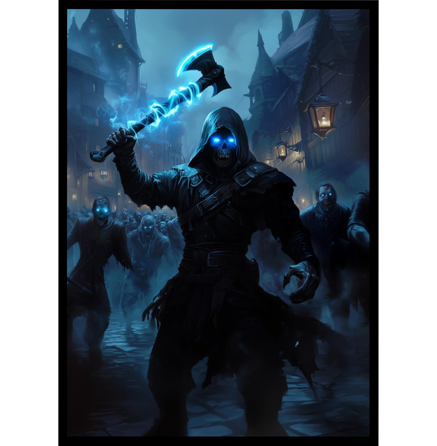 Digital Sorcery Studio Zombie 102-Pack Card Sleeves – Premium Standard MTG & Commander Deck Sleeves