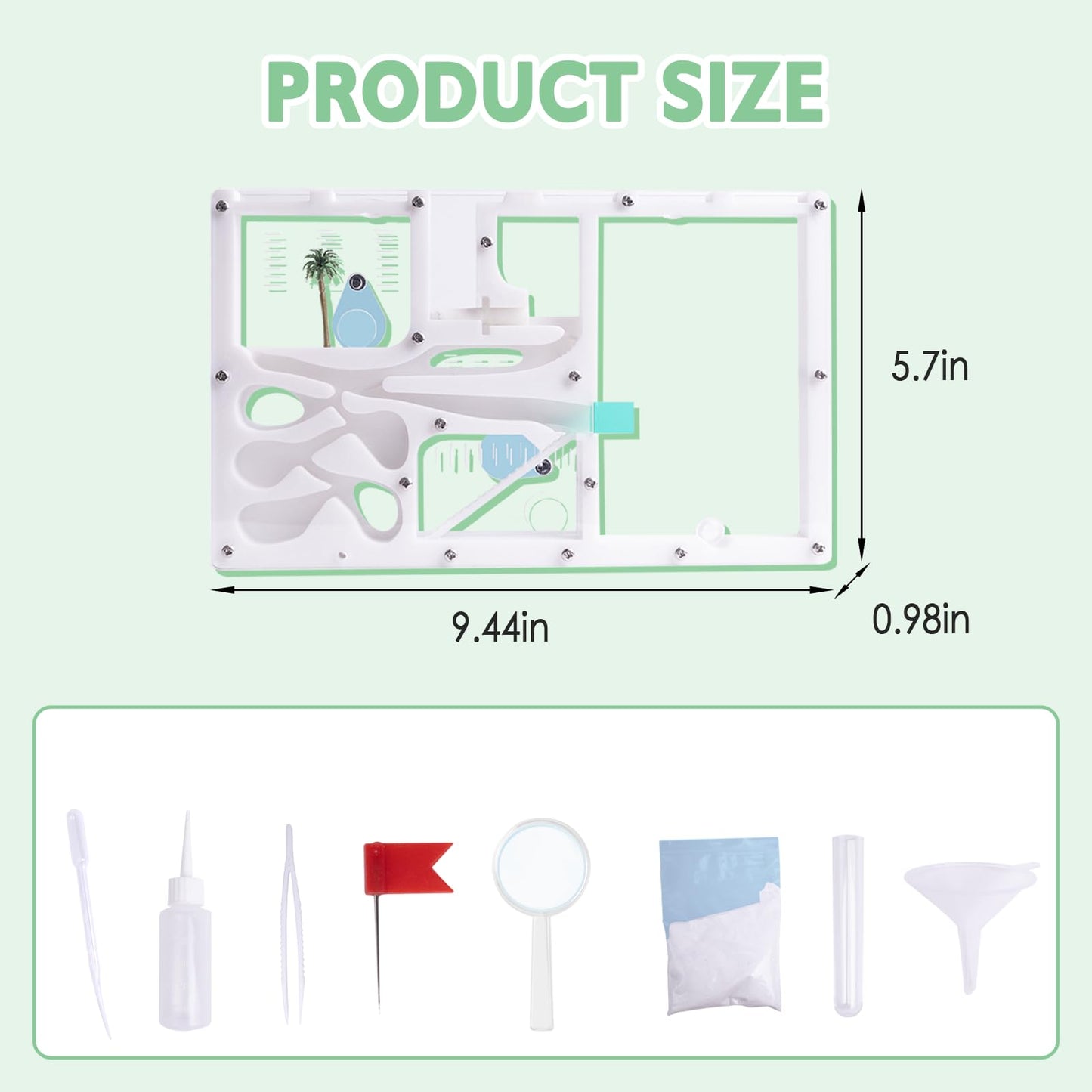 DigNew Ant Farming Castle – Home Habitat Science Kit (Live Ants Not Included)