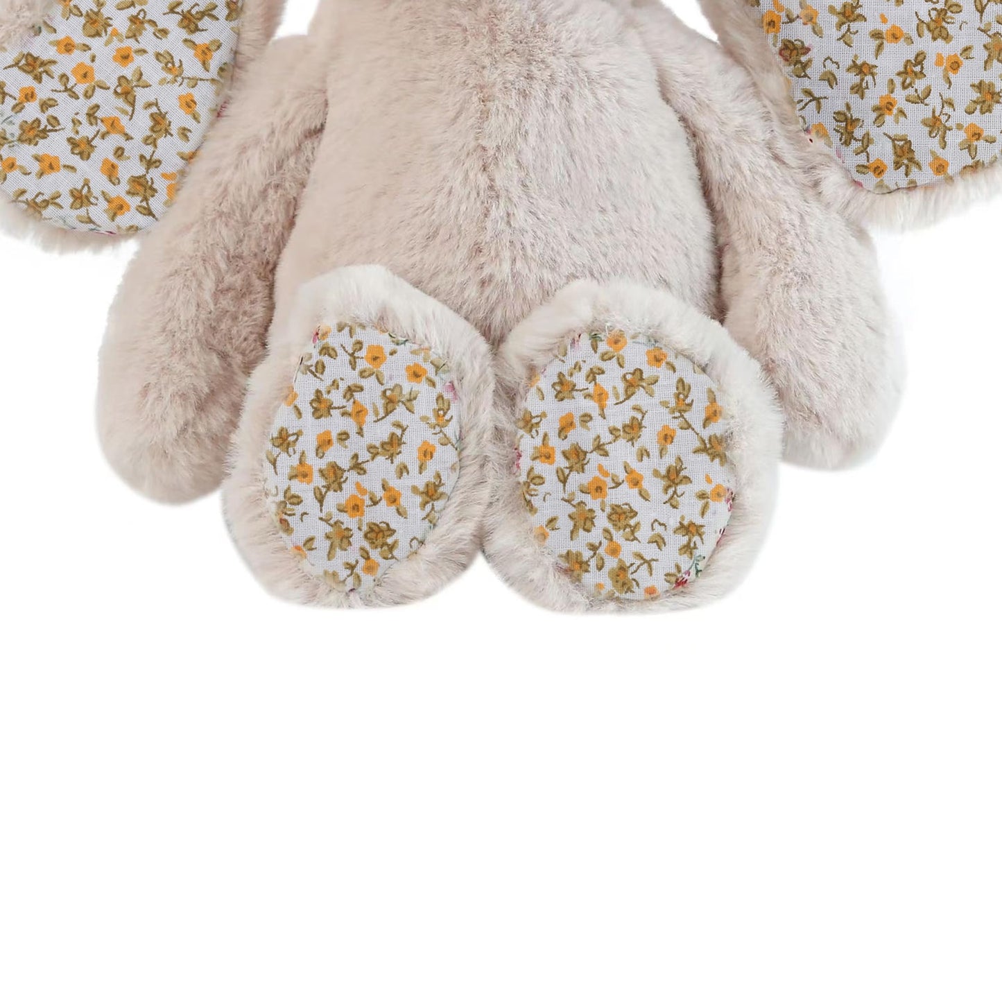 DILLY DUDU Blossom Bunny 10-Inch Plush Rabbit – Beige, Soft Cuddly Toy