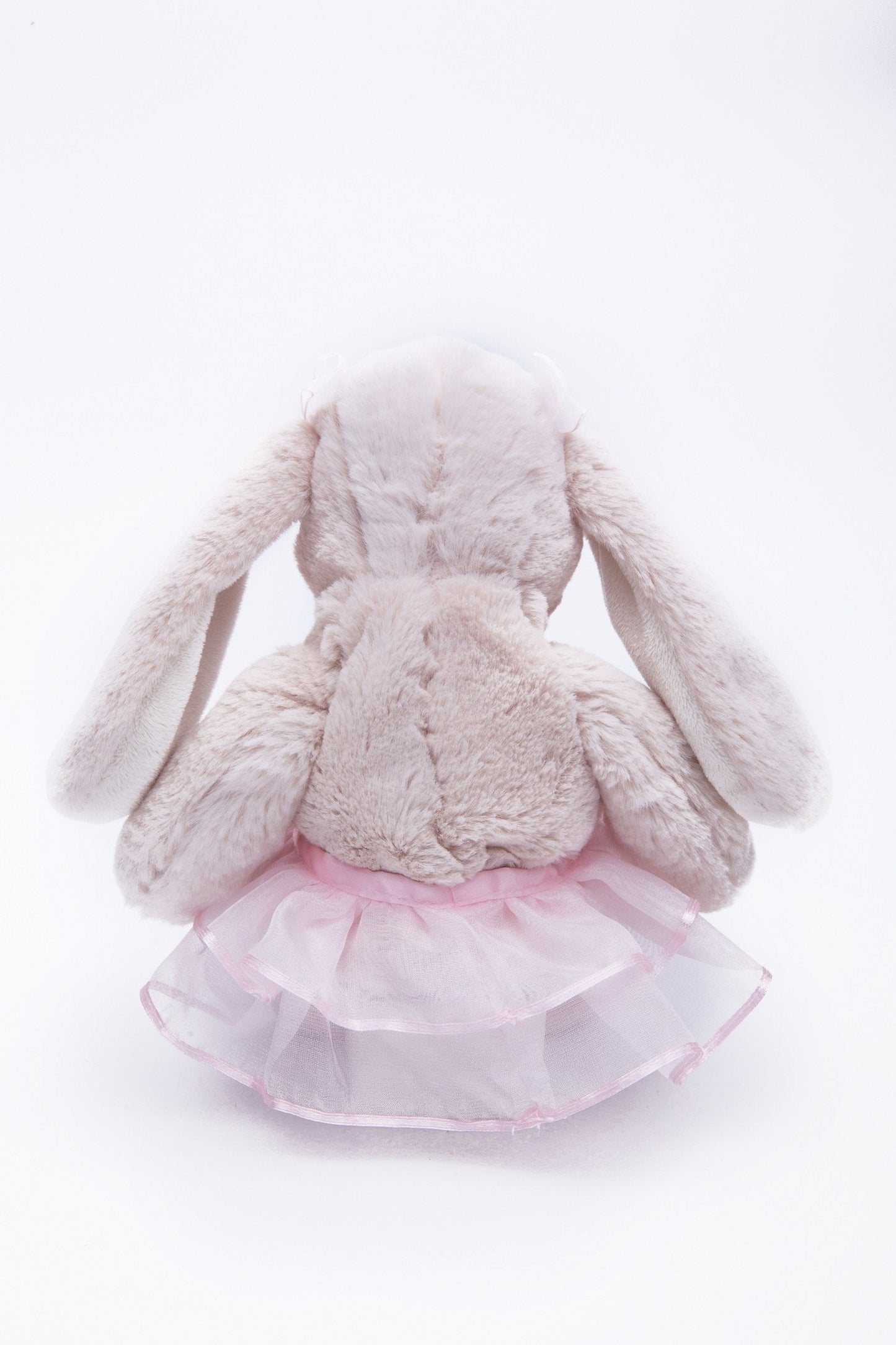 DILLY DUDU Ballerina Bunny Plush — 10-Inch Pink Soft, Poseable Toy