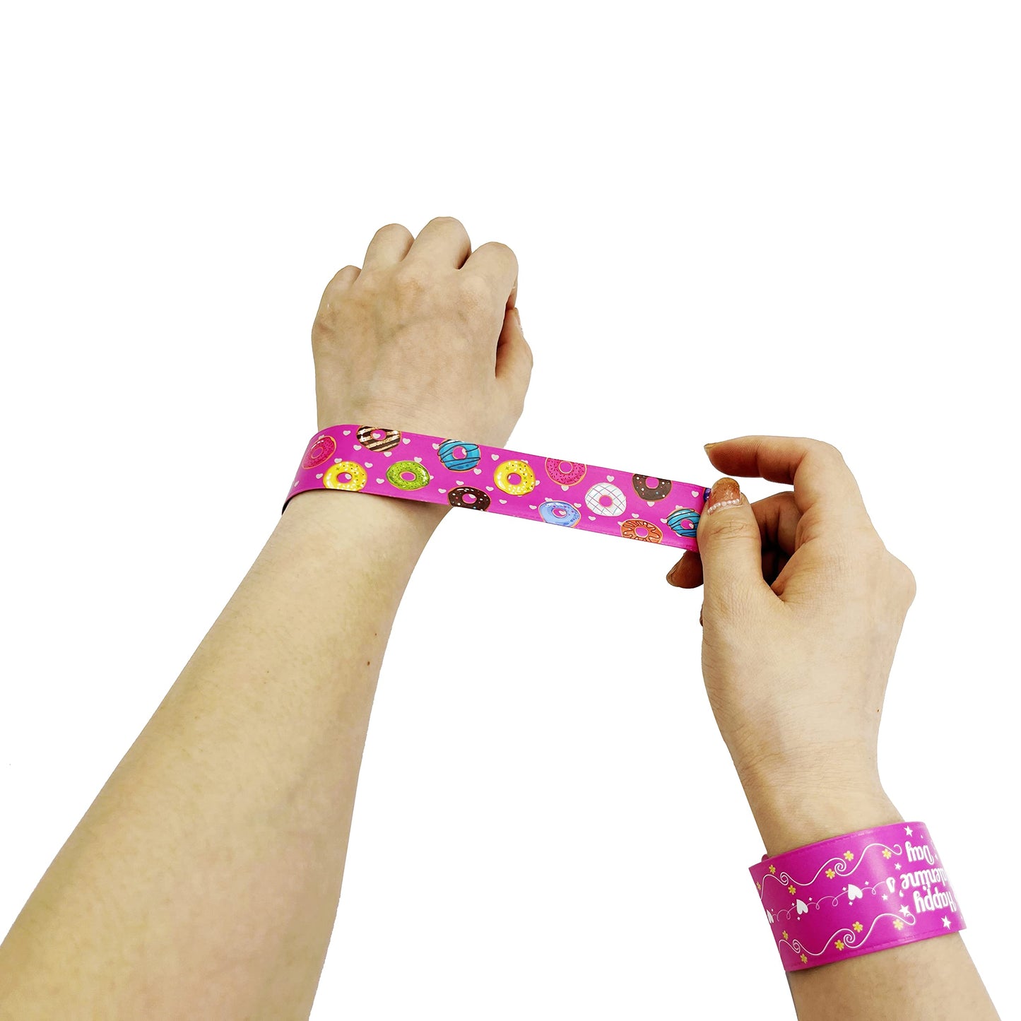DimiGlobal Valentine Slap Bracelets for Kids – 24-Pack Party Favors & Classroom Prizes