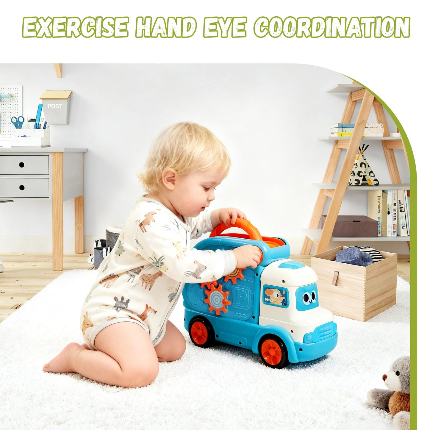 Dimoarch 3-in-1 Toddler Toy Cars for Ages 1-3 | Engage, Learn, Play