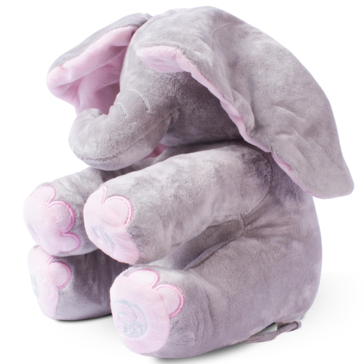 Dimple Kaia Peek A Boo Elephant Toy – Interactive Singing Plush for Babies