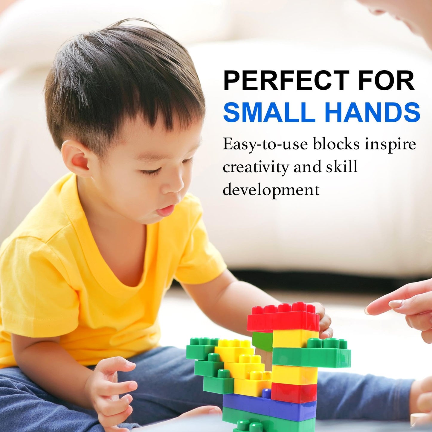 Dimple 300-Piece Building Blocks for Toddlers | STEM & Montessori Toys