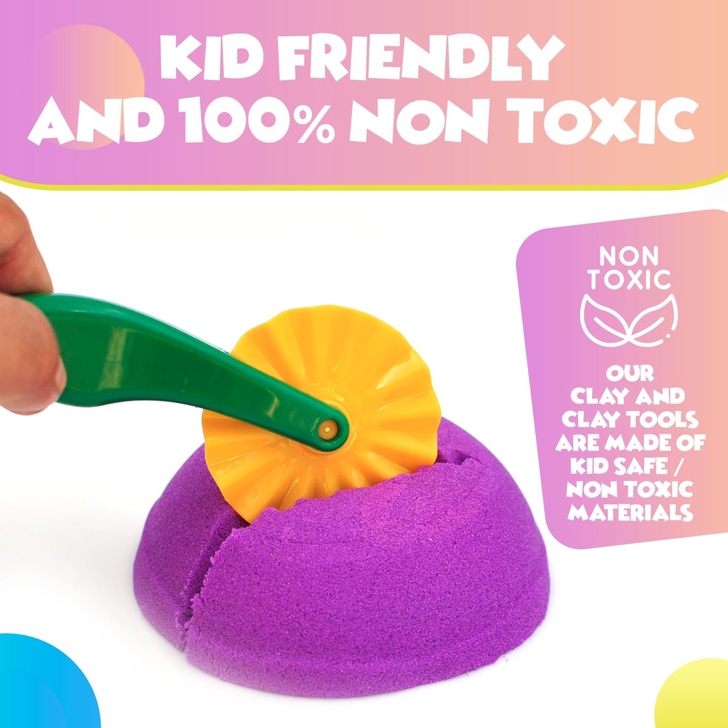 DIMROM Nine-Piece Clay & Play Dough Tools Set — Safe for Ages 3+