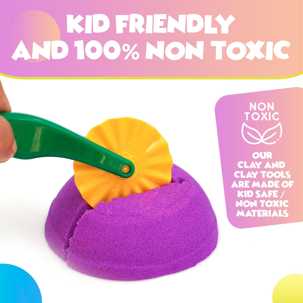 DIMROM Clay & Play Dough Tools Set – 9 Tools for Ages 3+ | Durable & Safe