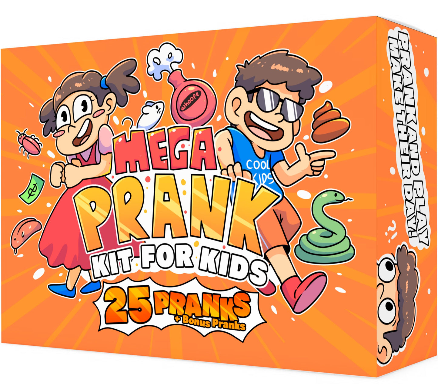 DIMROM Prank Kit for Kids – 25 Gags & Fun Pranks | Ultimate April Fools Box