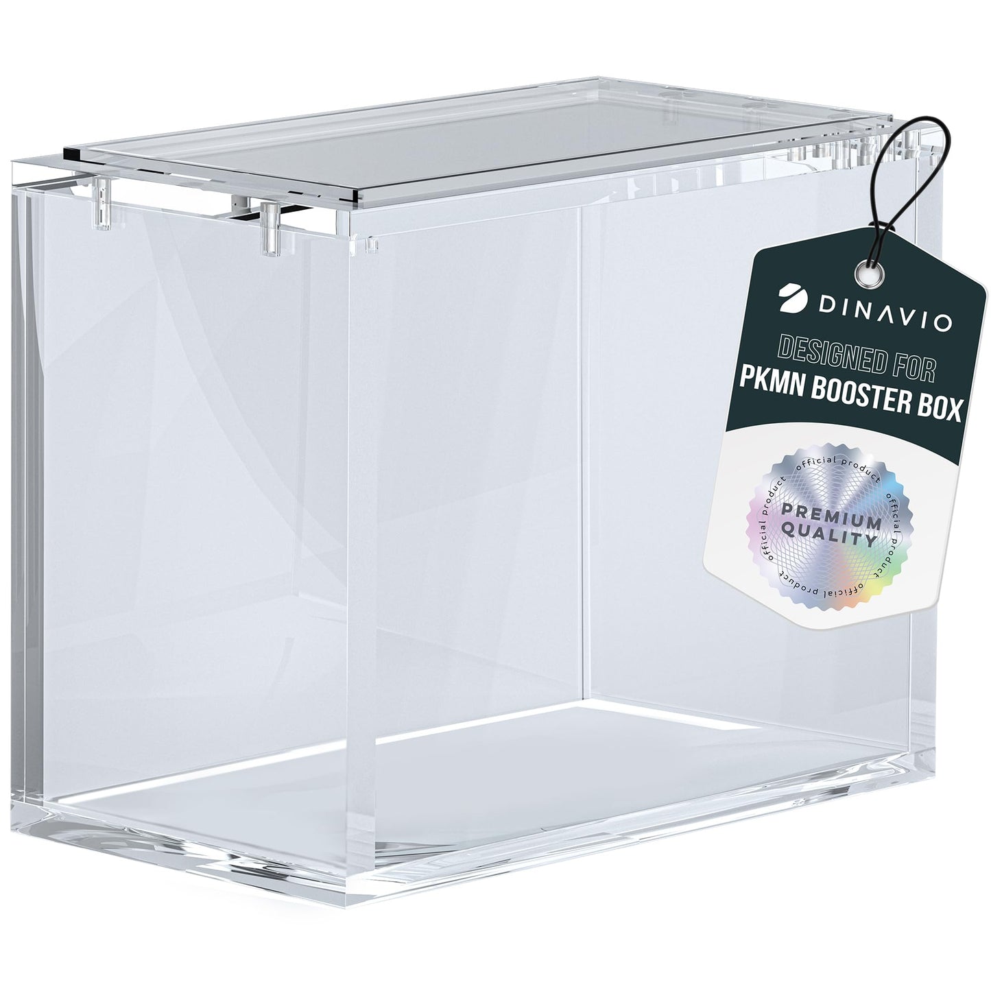 Dinavio Crafthouse PKMN Booster Box Case — 8mm & 5mm Acrylic Stackable Display with Magnets