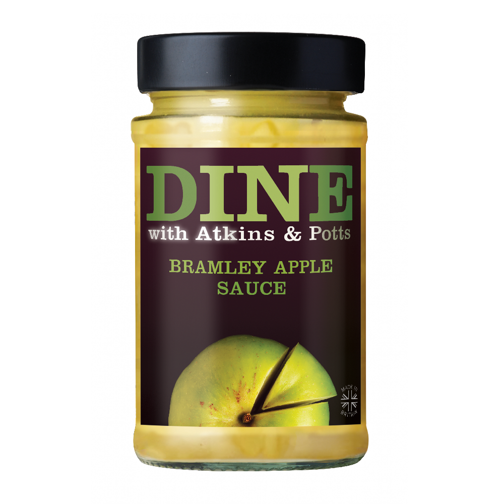 DINE with Atkins & Potts Bramley Apple Sauce (195g)