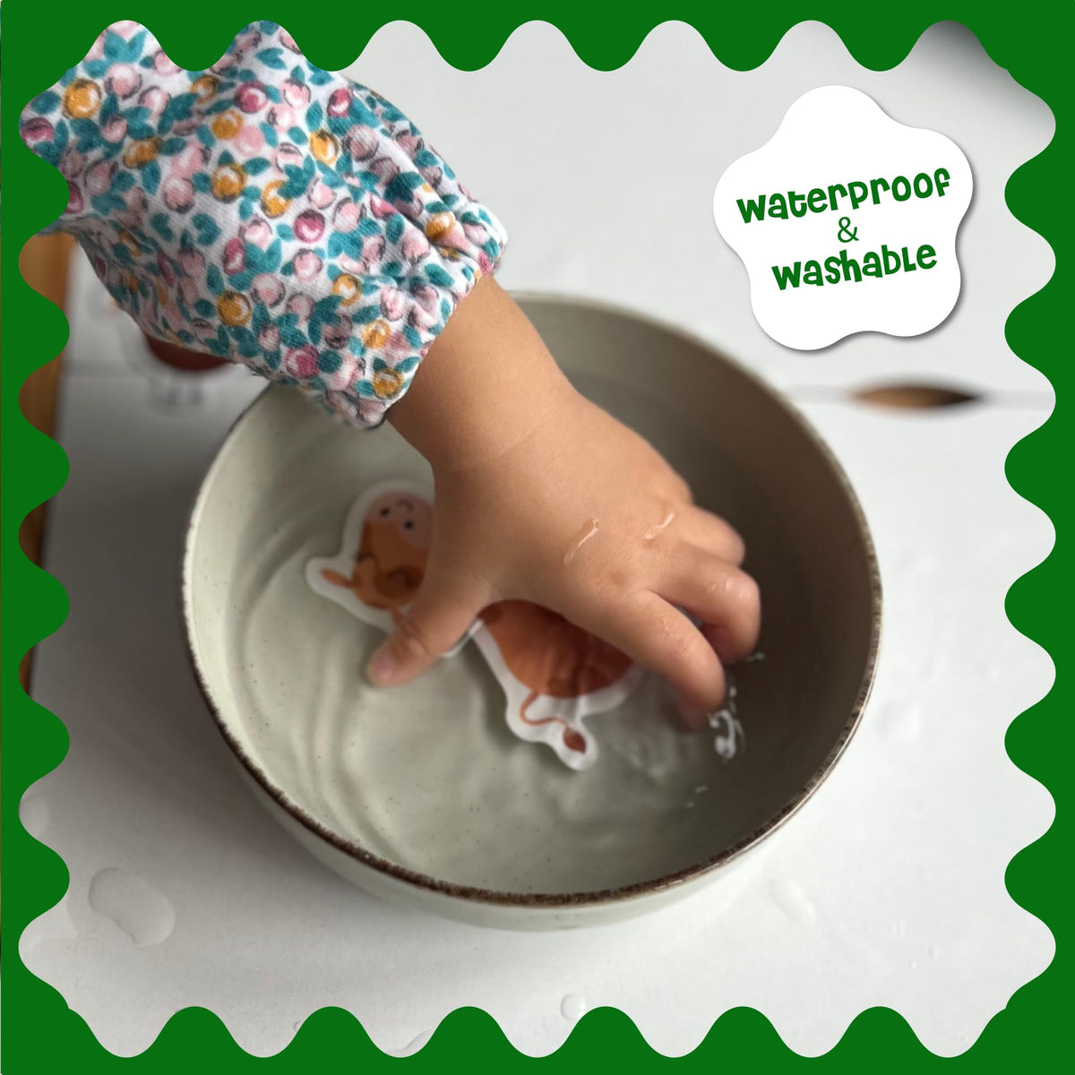 DINO MINI Stick4Ever Jelly Sticker Book – Reusable Waterproof Stickers for Kids