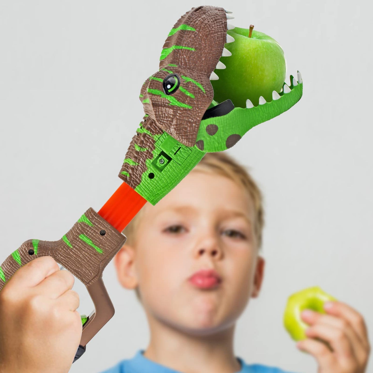 DINOBROS Dinosaur Chomper Toy – 3 Roar Sounds & Light