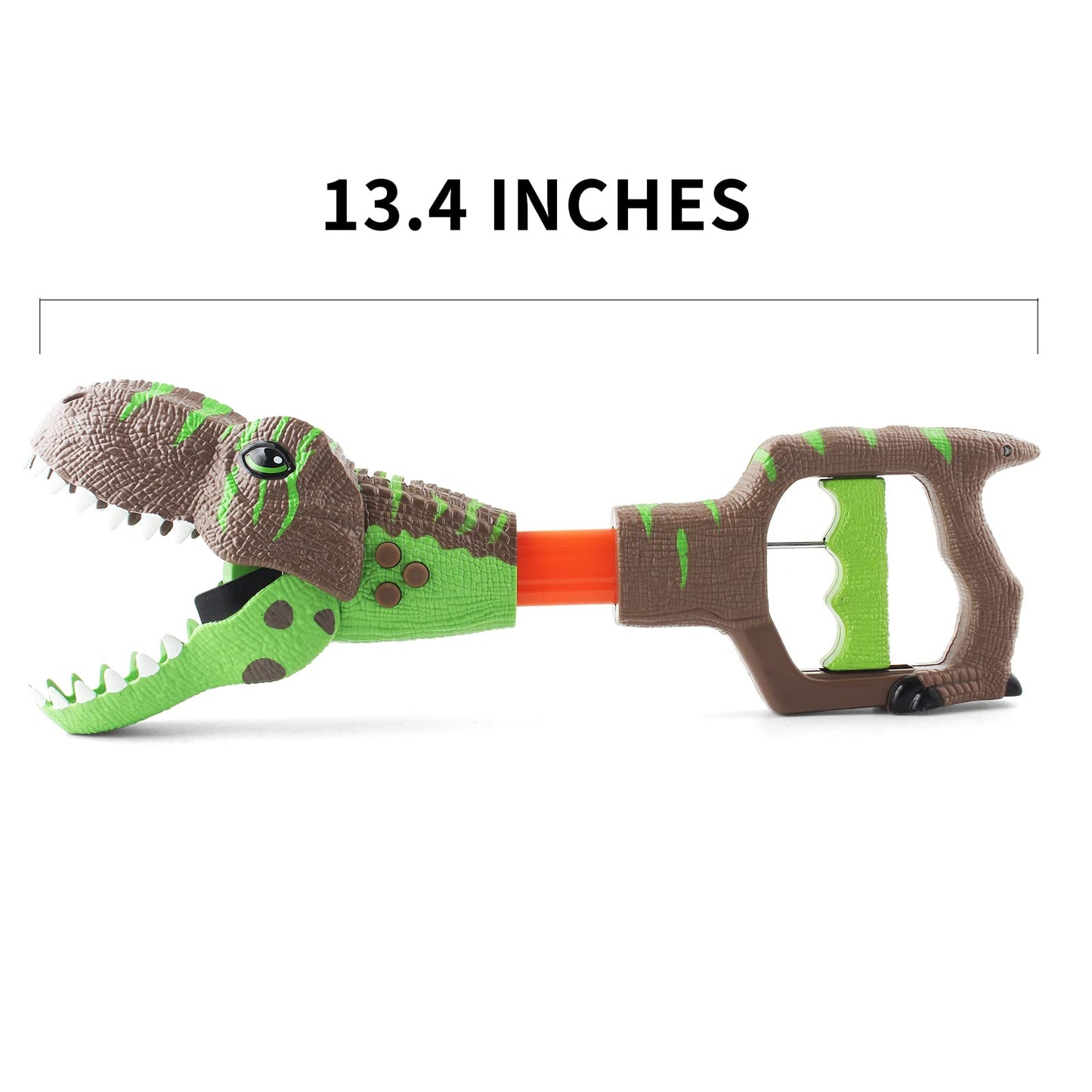 DINOBROS Dinosaur Chomper Toy – 3 Roar Sounds & Light