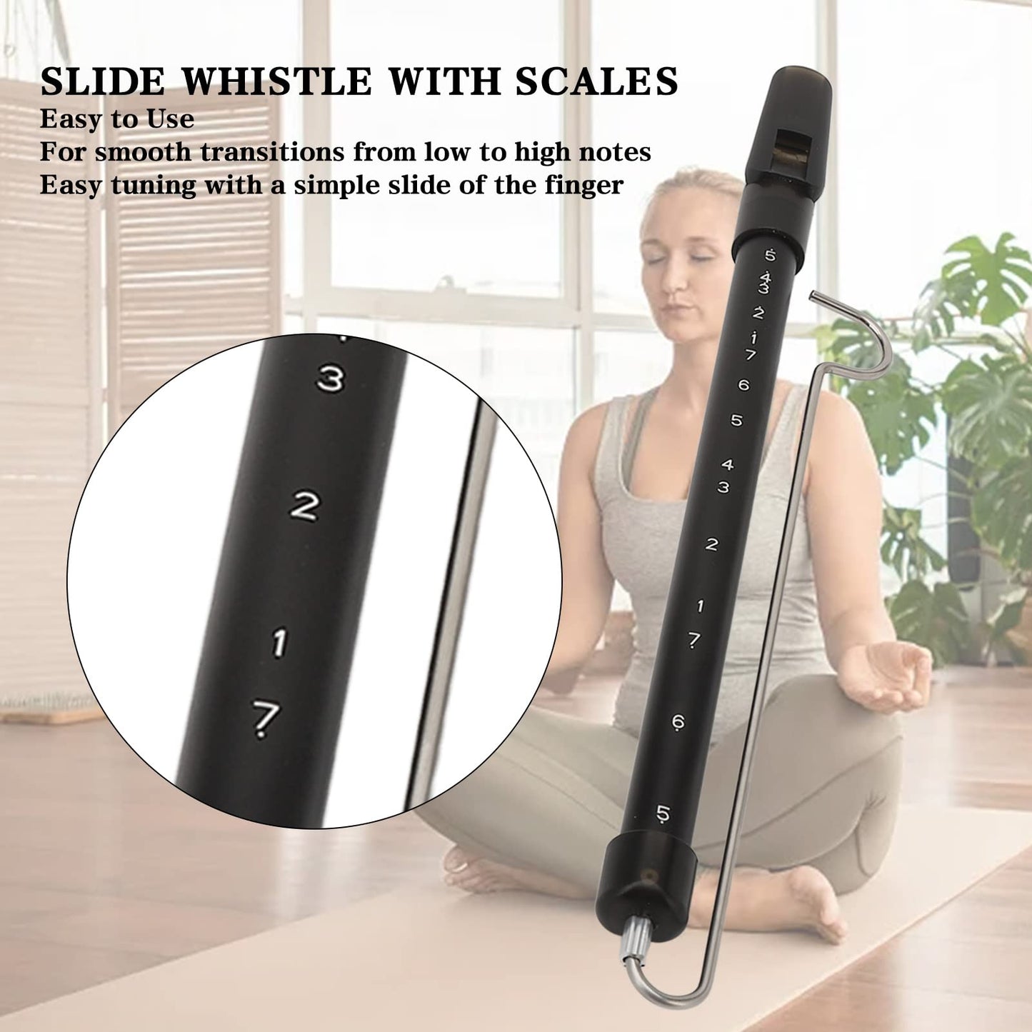 Dioche Slide Whistle – Adjustable Pitch Musical Instrument for Parties