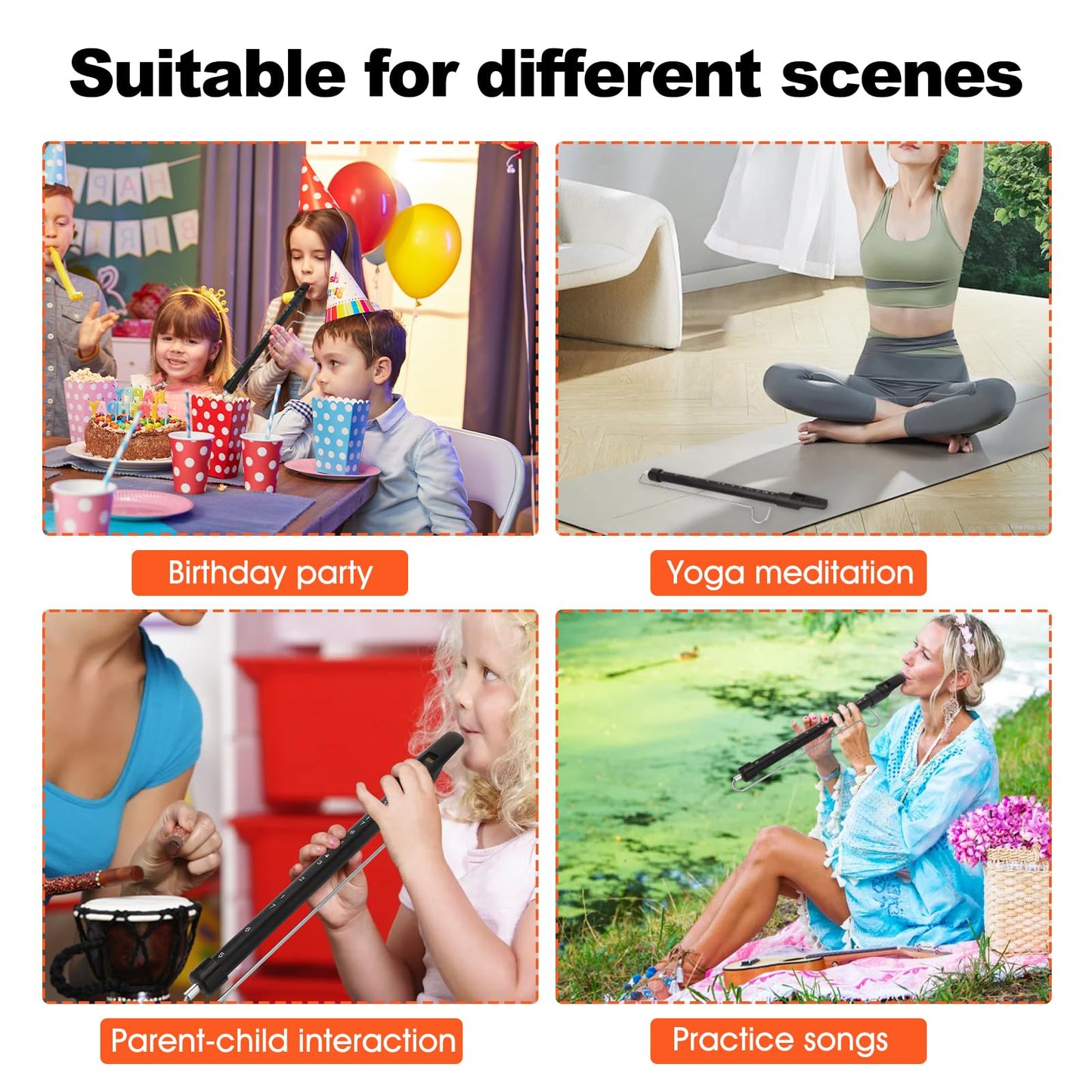 Dioche Slide Whistle – Adjustable Pitch Musical Instrument for Parties