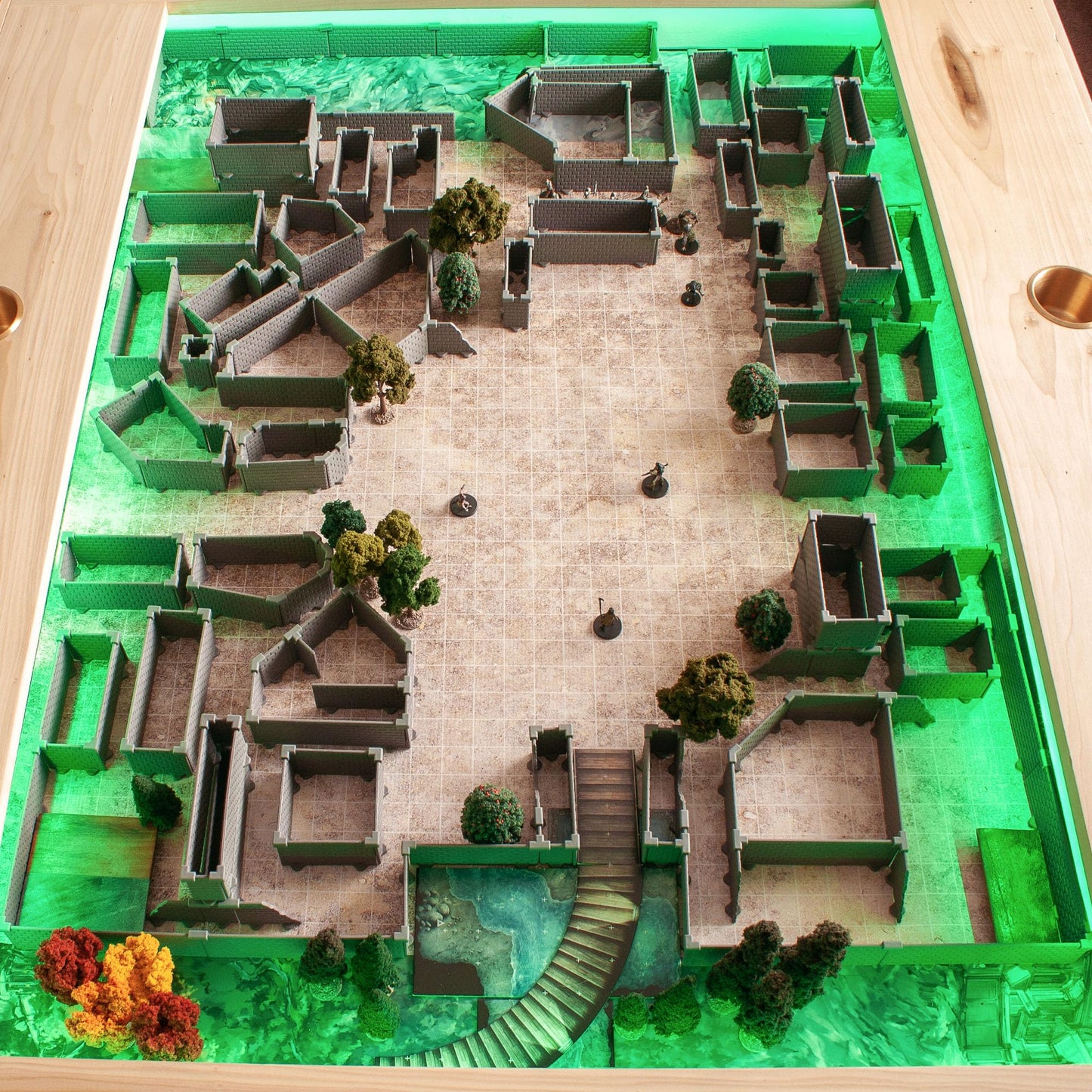 Dirt Cheap Dungeons Knight Dungon Set – Modular 1-inch Scale Terrain for D&D & Tabletop