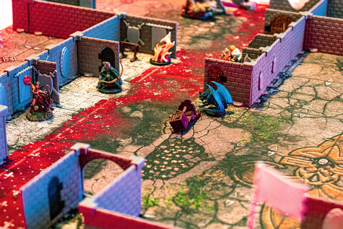 Dirt Cheap Dungeons Rogue Dungeon Set – Modular, Durable 1" Scale TTRPG Terrain