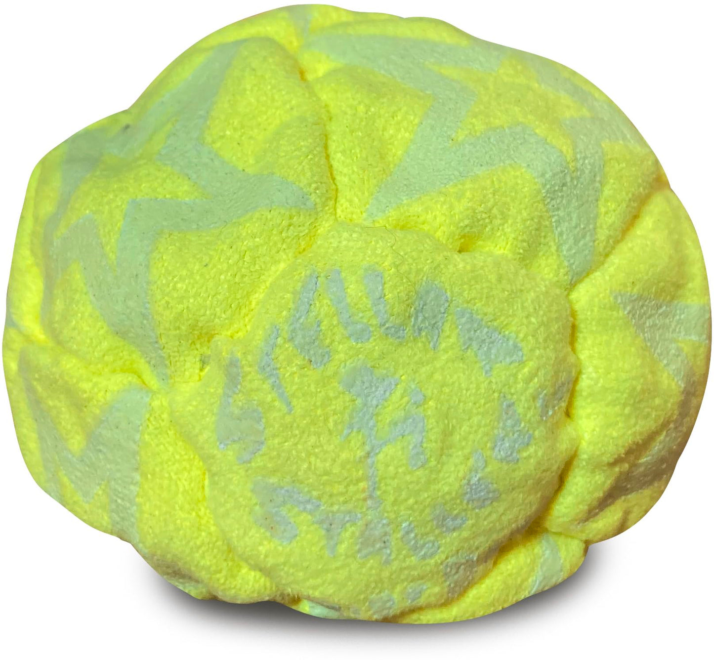 DIRTBAG All Star Footbag 3 Pack with Pouch — Handmade, Premium Quality, Fluorescent Yellow/Blue