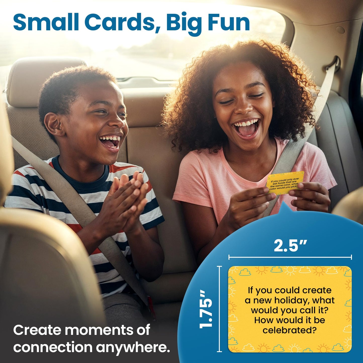 Discussables 400 Conversation Cards for Kids – Engage, Laugh, and Grow Closer During Family Dinners, Game Nights, and Road Trips